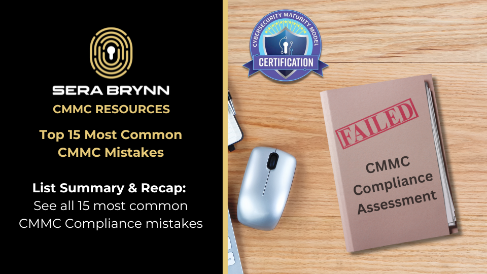 15 Common CMMC Mistakes Summary