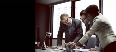 Executives working